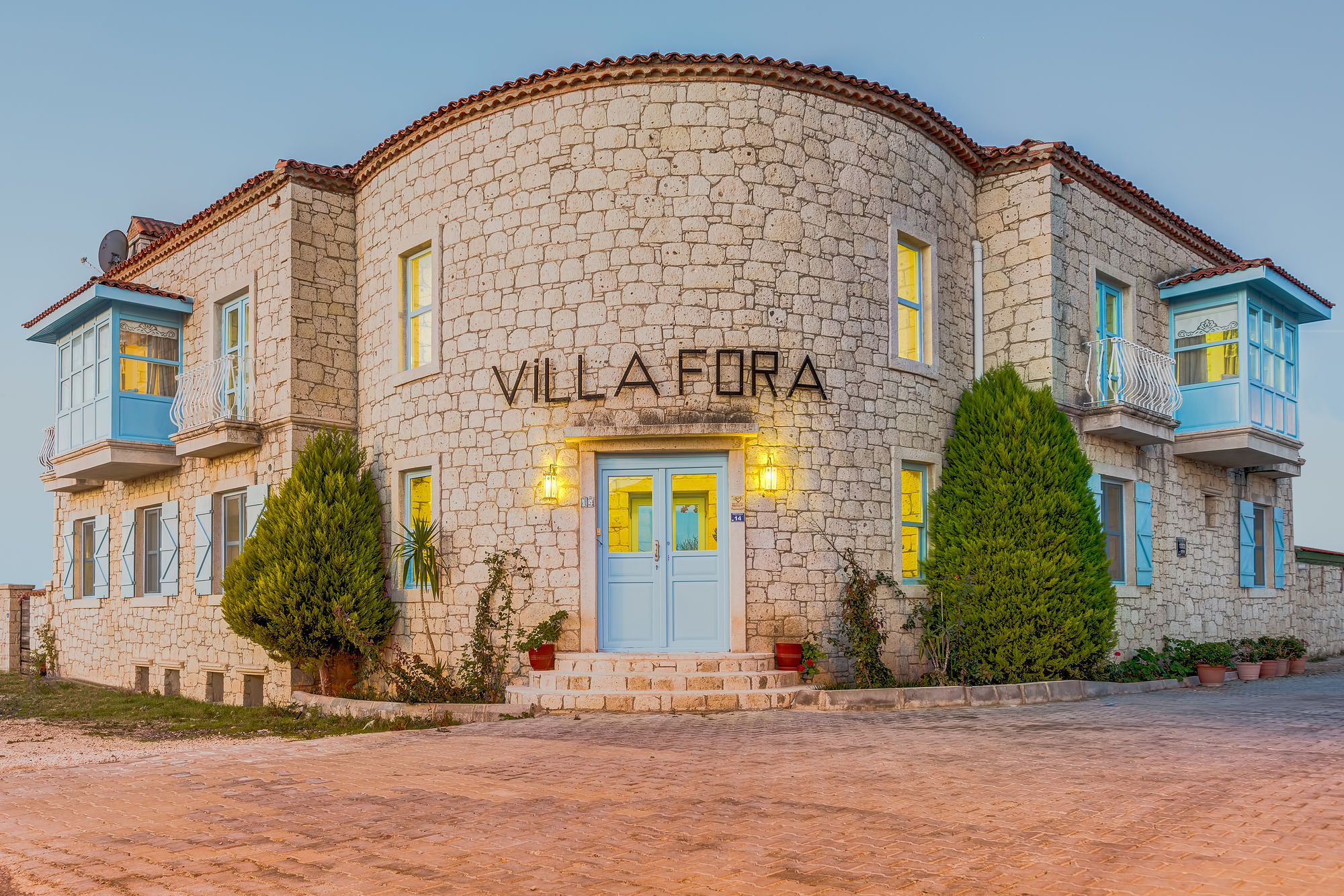 Villa Fora Hotel Alacatı Bagian luar foto